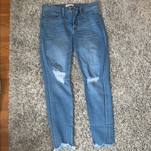 Blue Madewell High Rise Skinny Denim Jeans